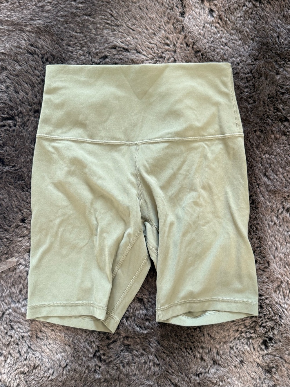 lululemon athletica High-Rise Sage Green Bike Shorts